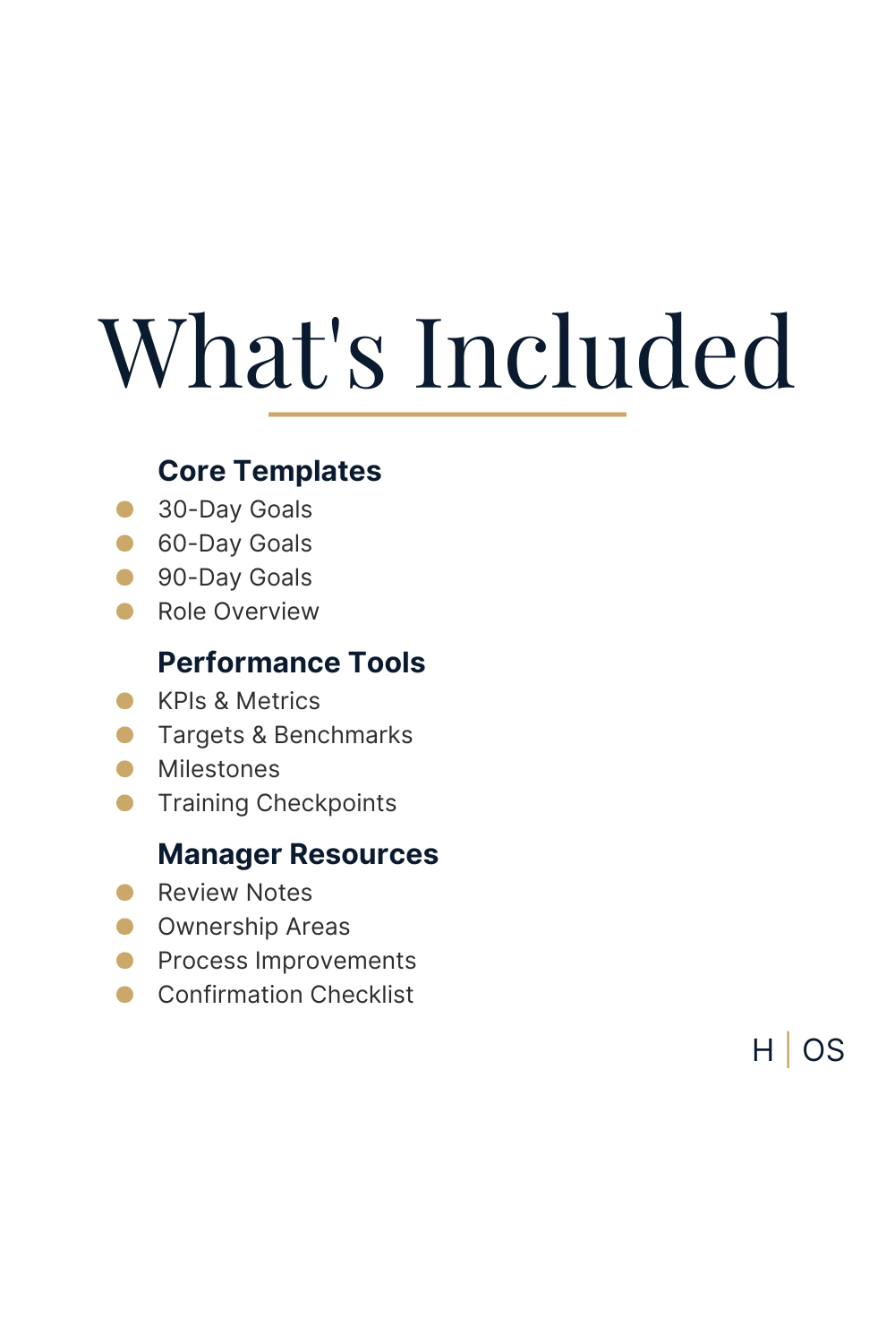 30/60/90 Day New Hire Plan