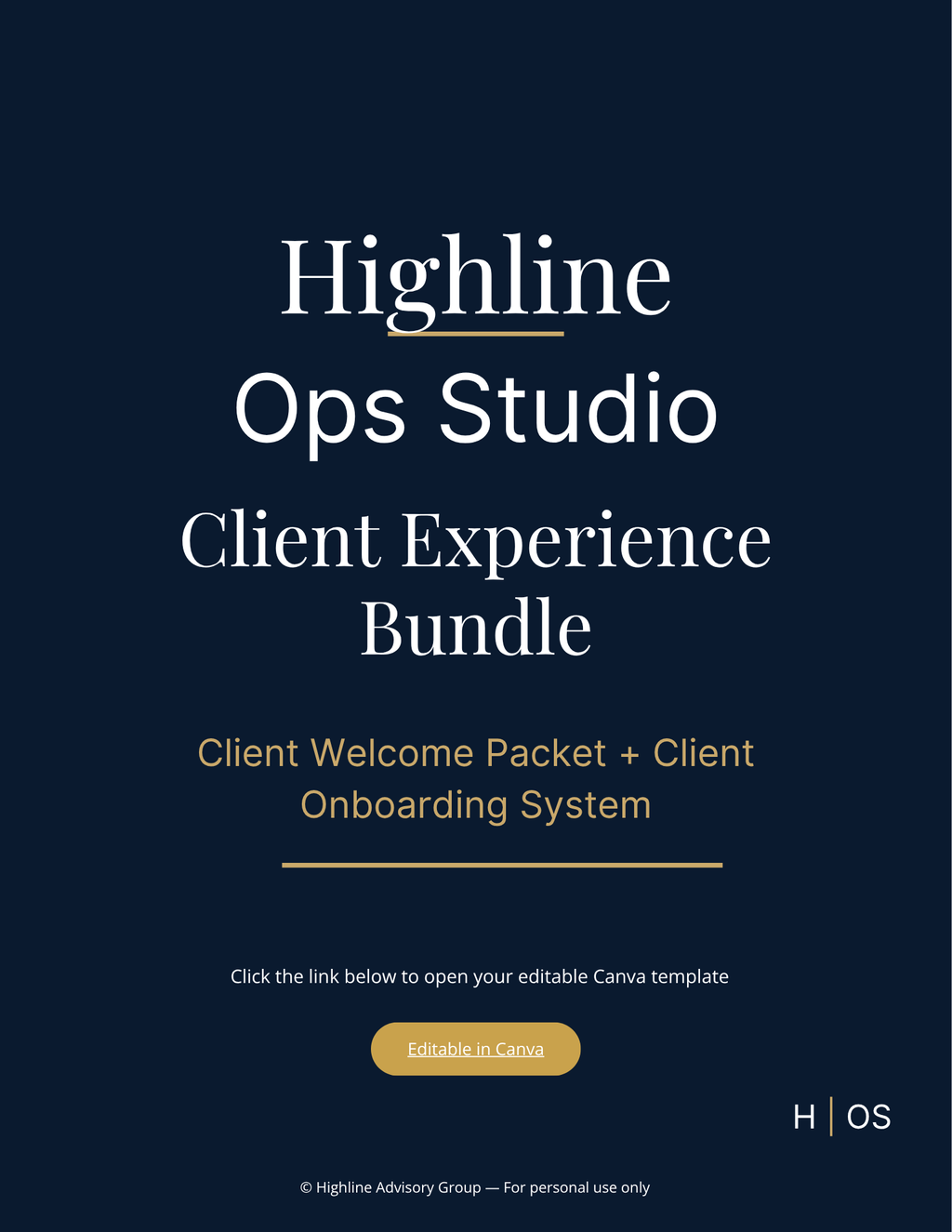 Client Experience Bundle (Editable in Canva) | Complete Client Onboarding & Communication System