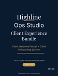 Client Experience Bundle (Editable in Canva) | Complete Client Onboarding & Communication System