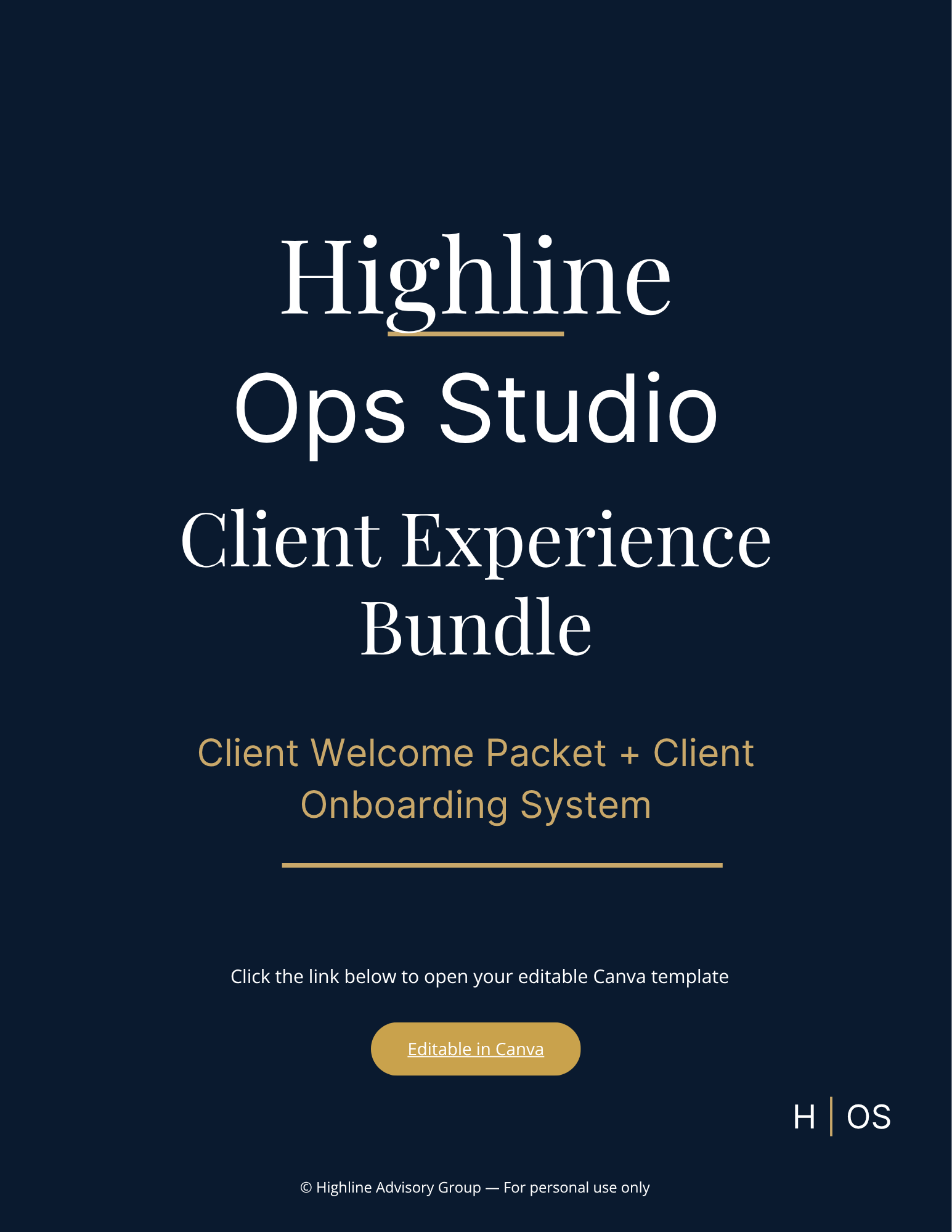 Client Experience Bundle (Editable in Canva) | Complete Client Onboarding & Communication System