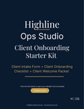 Client Onboarding Starter Kit (Editable in Canva) | Essential Client Onboarding Templates