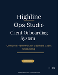 Client Onboarding System (Editable in Canva) | Complete Client Intake, Workflow & Communication Framework