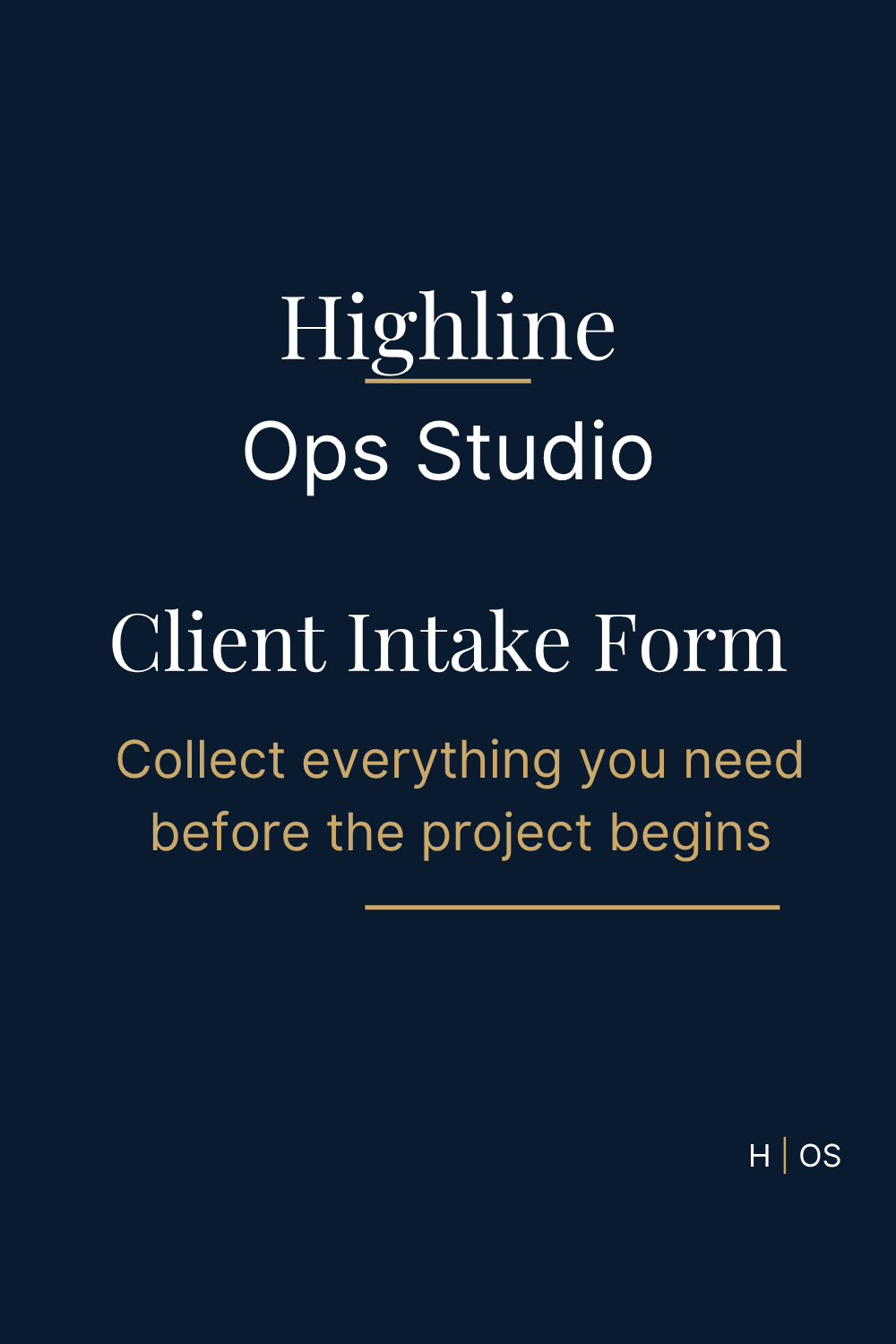 Client Intake Form