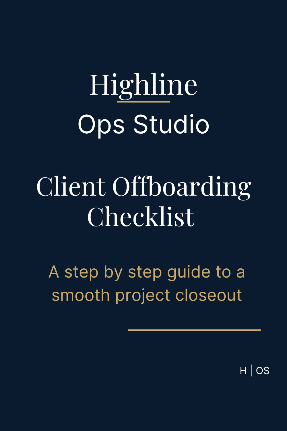 Client Offboarding Checklist