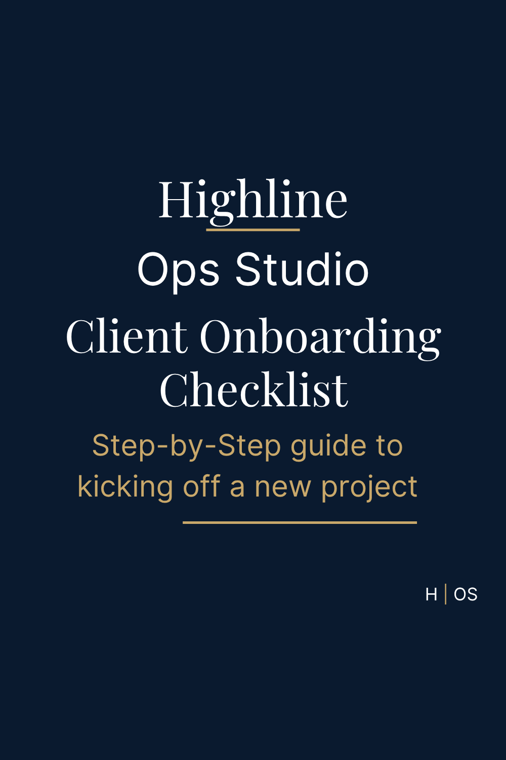 Client Onboarding Checklist