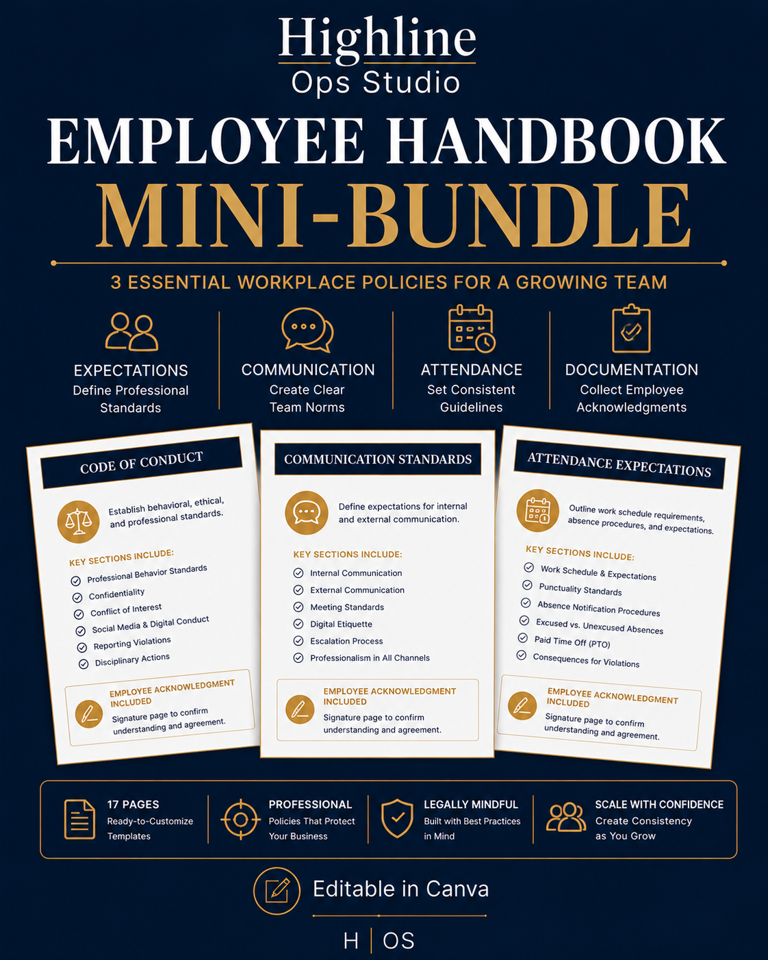 Employee Handbook Mini‑Bundle