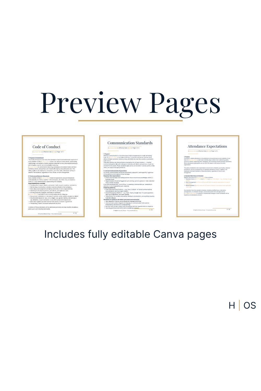 Employee Handbook Mini‑Bundle