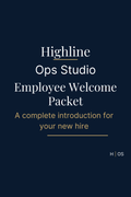 Employee Welcome Packet