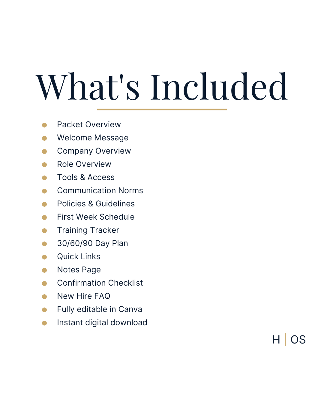 Employee Welcome Packet