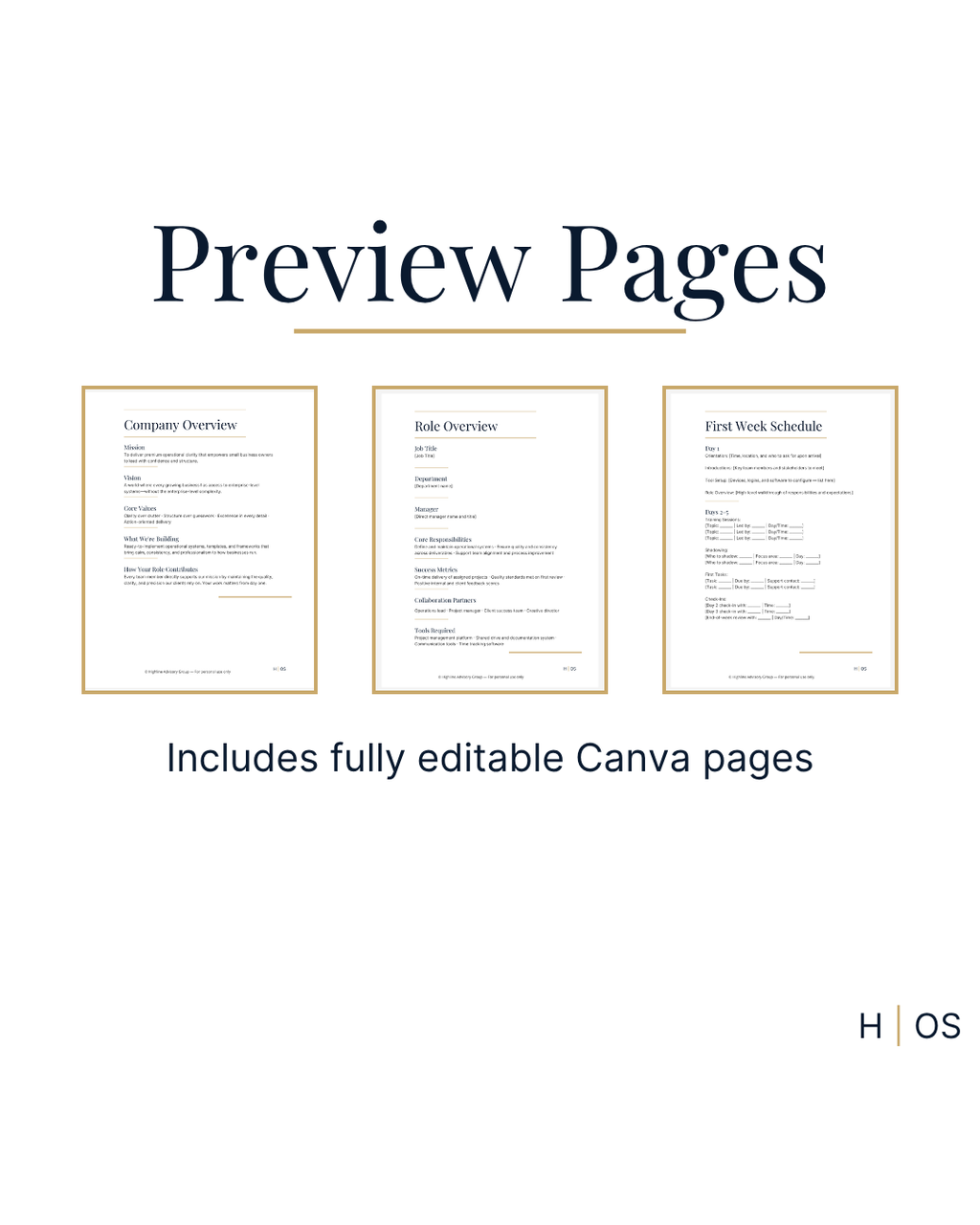Employee Welcome Packet