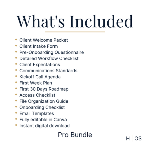 Client Experience Bundle (Editable in Canva) | Complete Client Onboarding & Communication System