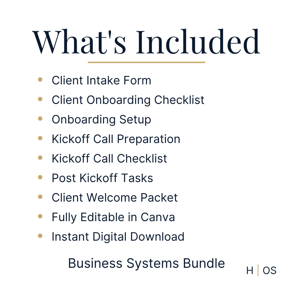Client Onboarding Starter Kit (Editable in Canva) | Essential Client Onboarding Templates