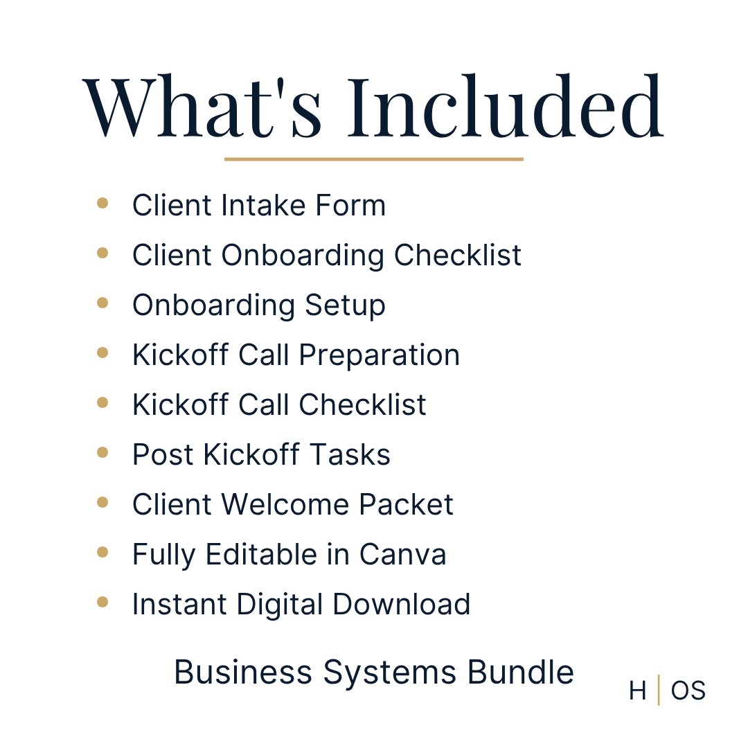 Client Onboarding Starter Kit (Editable in Canva) | Essential Client Onboarding Templates
