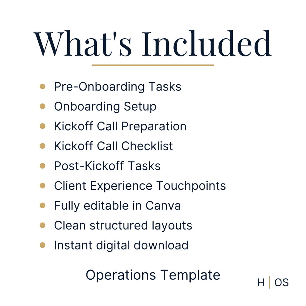 Client Onboarding Checklist Template (Editable in Canva) | Step‑by‑Step Client Process Guide