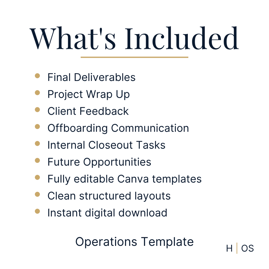 Client Offboarding Checklist Template (Editable in Canva) | Professional Project Wrap‑Up Process